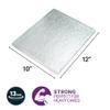 Culpitt 12 x 10 inch Oblong Silver Cake Drum board 13mm by Culpitt view 2