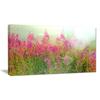 Design Art PT12292-32-16 Meadow with Little Purple Flowers-Floral Canvas Art Print, 32x16 view 1