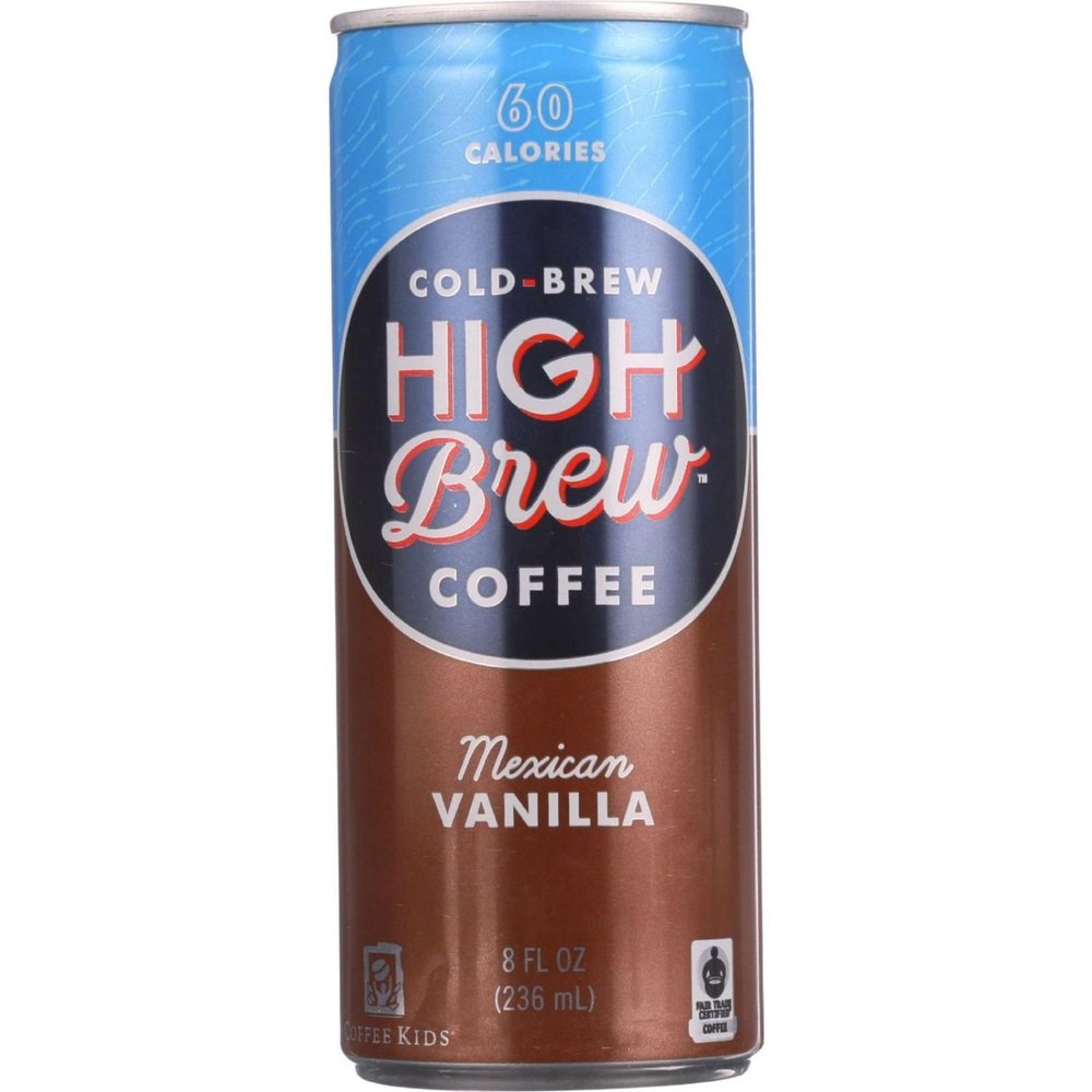 High Brew Coffee Coffee - Ready to Drink - Mexican Vanilla - 8 oz - case of 12