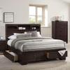 Acme Madison II Wood Queen Platform Bed with Storage in Espresso view 1