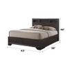 Acme Madison II Wood Queen Platform Bed with Storage in Espresso view 2