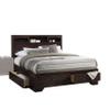 Acme Madison II Wood Queen Platform Bed with Storage in Espresso view 3