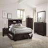 Acme Madison II Wood Queen Platform Bed with Storage in Espresso view 4