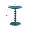 Acme Acton End Table in Teal view 3