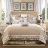 HiEnd Accents Newport 4 Piece Queen Duvet Cover Set, White Cream Bedding Set, Chic Casual Farmhouse Boho Romantic Bed Set, 1 Duvet Cover, 1 Bedskirt and 2 Pillowcases view 2