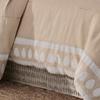 HiEnd Accents Newport 4 Piece Queen Duvet Cover Set, White Cream Bedding Set, Chic Casual Farmhouse Boho Romantic Bed Set, 1 Duvet Cover, 1 Bedskirt and 2 Pillowcases view 3