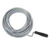 5m x 9mm Steel Coiled Drain Sink Shower Bath Unblocker Plunger Pipe Waste Rod view 1