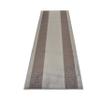 Washable Custom Size Runner Rug Meander Design Grey and Black, (21 Feet Length x 26 Inch Width) Custom Cut Slip Resistant Rubber Backing Runner Rugs, Extra Long Runner Rugs for Hallways view 4