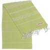 Bersuse Beach Towels Peshtemal Turkish Towels Anatolia Collection Premium Turkish Beach Towel, 100% Cotton, Large, Quick-Dry, Sand-Free, Lightweight - 37x70 Inches, Pistacho Green (Set of 6) view 4