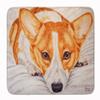 Caroline's Treasures AMB1133RUG Fiona Corgi Machine Washable Memory Foam Mat, Bathroom Rug, Non-Slip Bath Mat, Durable Thick Washable Rugs for Kitchen, Bathroom Quick Dry, Decorative Artwork, view 1