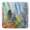 Caroline's Treasures 8974RUG Black Haired Mermaid Water Fantasy Machine Washable Memory Foam Mat, Bathroom Rug, Non-Slip Bath Mat, Durable Thick Washable Rugs for Kitchen, Bathroom Quick Dry, Decorati view 1