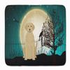 Caroline's Treasures BB2245RUG Halloween Scary Yellow Labrador Machine Washable Memory Foam Mat, Bathroom Rug, Non-Slip Bath Mat, Durable Thick Washable Rugs for Kitchen, Bathroom Quick Dry, Decorativ view 1