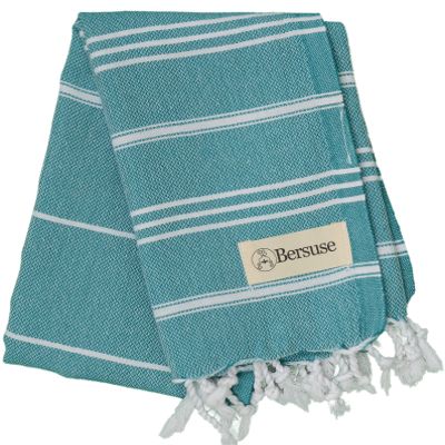 Bersuse Anatolia Bathroom Hand Towels - Premium Cotton Hand Towel for Face - Absorbent, Soft, Lightweight, Space-Saving, Quick-Drying Decorative Turkish Hand Towels - (Set of 12)
