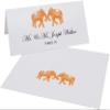 Indian Elephants Printable Place Cards, Orange (Choose Color), Set of 60 (10 Sheets), Laser & Inkjet Printers - Wedding, Party, Dinner, and Special Events - Made in the USA view 2