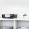 Really Good Stuff Small Plastic Paper Baskets, 14" x 10" x 3.25", 12 Pack, Black, Plastic Mesh Baskets for Classroom, Home, and Office, Fits A4 Paper, Documents, Files, Magazines view 4