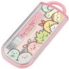 SKATER Trio set of chopsticks & spoon & fork"Sumikko-gurashi" [TCS1AM] (Japan Import) view 2