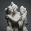 3 Graces Cast Marble Statue Sculpture Handmade 9.84 inches view 1