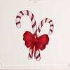 Christmas Candy Cane Wall Decals Stickers Uscolor003, White w/Red, 36 Inches view 1