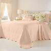 BrylaneHome Bedding Lightweight All Season Florence Quilted Oversized 100% Cotton Ultra Supreme Softness Bedspread - King, Dandelion Yellow view 4