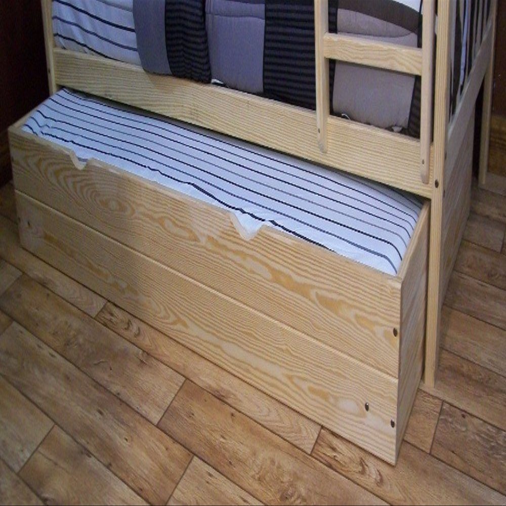 A & L Furniture Trundle Bed Unit, Twin, Lime