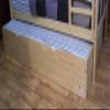 A & L Furniture Trundle Bed Unit, Twin, Lime view 1