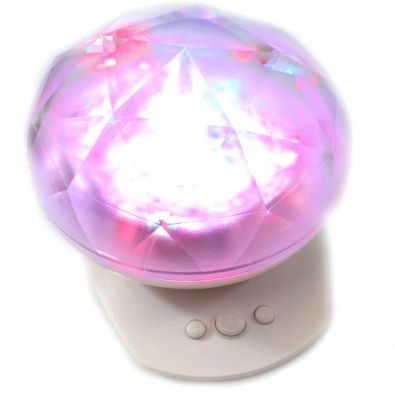 AZ Trading & Import TG103 White LED Color Changing Night Lamp, White