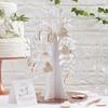 Ginger Ray Wooden Wishing Tree & Hearts Alternative Wedding Guest Book Beautiful Botanics, White view 2