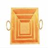 East West USA Store Copper Havan Kund/Agnihotra With Stand & Copper Spoon (Hawankund(8"x8") Length-8",Width-8") view 2