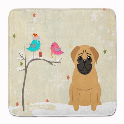 Caroline's Treasures BB2479RUG Between Friends Pug - Brown Machine Washable Memory Foam Mat, Bathroom Rug, Non-Slip Bath Mat, Durable Thick Washable Rugs for Kitchen, Bathroom Quick