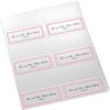 Double Line Border Printable Place Cards, Pink, Set of 60 (10 Sheets), Laser & Inkjet Compatible - Wedding, Party, Dinner, and Special Events - Made in the USA view 4