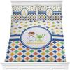 RNK Shops Personalized Boy's Space & Geometric Print Comforter Set - King view 1