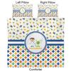 RNK Shops Personalized Boy's Space & Geometric Print Comforter Set - King view 3