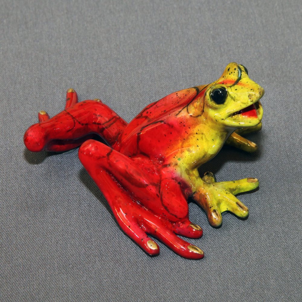 Sammy Frog Bronze (Red Yellow)