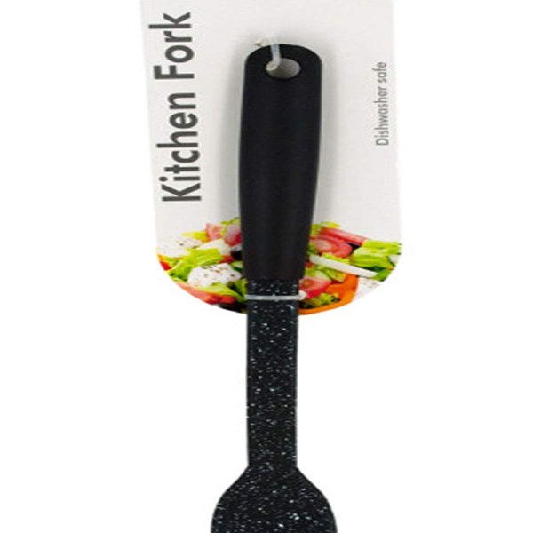 Bulk Buys Classic Splatter Design Nylon Kitchen 3-Prong Fork - 24 Pack