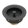Westbrass R214-12 3-1/2-Inch Large Post Style Kitchen Sink Basket Strainer, Oil Rubbed Bronze view 1