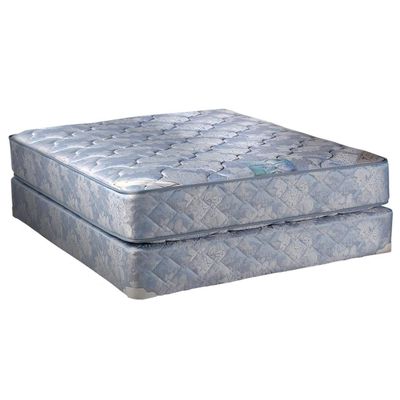 Dream Solutions USA Chiro Premier Gentle Firm Orthopedic (Blue Color) Twin Size (39"x75"x9") Mattress and Box Spring Set - Fully Assembled, Long Lasting and 2 Sided