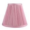 Urbanest Mushroom Pleated Softback Lamp Shade, Faux Silk, 5-inch by 9-inch by 7-inch, Pink, Spider-Fitter view 1