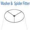 Urbanest Mushroom Pleated Softback Lamp Shade, Faux Silk, 5-inch by 9-inch by 7-inch, Pink, Spider-Fitter view 3