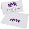 Indian Elephants Printable Place Cards, Eggplant (Choose Color), Set of 60 (10 Sheets), Laser & Inkjet Printers - Wedding, Party, Dinner, and Special Events - Made in the USA view 2