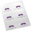 Indian Elephants Printable Place Cards, Eggplant (Choose Color), Set of 60 (10 Sheets), Laser & Inkjet Printers - Wedding, Party, Dinner, and Special Events - Made in the USA view 4