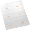 Linked Hearts Printable Place Cards, Orange (Choose Color), Set of 150 (25 Sheets), Laser & Inkjet Printers - Wedding, Party, Dinner, and Special Events - Made in the USA view 3