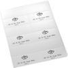 Linked Hearts Printable Place Cards, Black (Choose Color), Set of 150 (25 Sheets), Laser & Inkjet Printers - Wedding, Party, Dinner, and Special Events - Made in the USA view 4