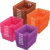 Really Good Stuff Large Plastic Book Baskets, 13.25" by 10" by 5.5" - 12 Pack, Green, Classroom Library Organizer, Toy Storage, Multi-Purpose Organizer Basket view 3