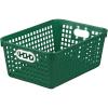 Really Good Stuff Large Plastic Book Baskets, 13.25" by 10" by 5.5" - 12 Pack, Green, Classroom Library Organizer, Toy Storage, Multi-Purpose Organizer Basket view 4