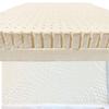 2 Inch Dual Zone Organic Latex Mattress Topper with Organic Cotton Zippered Cover with (Twin, Soft & Firm), GOTS & GOLS Certified, Back Pain Support, Pressure Point Relief, Breathable & Cooling view 1