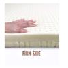 2 Inch Dual Zone Organic Latex Mattress Topper with Organic Cotton Zippered Cover with (Twin, Soft & Firm), GOTS & GOLS Certified, Back Pain Support, Pressure Point Relief, Breathable & Cooling view 3