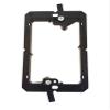 RiteAV 1 Gang 2 Port Cat5e Ethernet Wall Plate - Stainless Steel - Bracket Included view 2