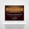 16X20 Custom Mounted Canvas Art Print Personalized Gift For Auntie Tile Letters Custom Art Gift From Niece Nephew Thank You Gift Birthday Custom Wedding Art view 3