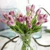 AHXHWKA 30 pcs Real-Touch Artificial Tulip Flowers Home Wedding Party Decor view 2