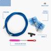 BARETTO Pellet Stove Cleaning Kit  80  100 mm | 3 m Extensions with 90 Curvature | 2 Standard Nylon Brushes | M12 Connection | Multipurpose Handle and Brush view 2